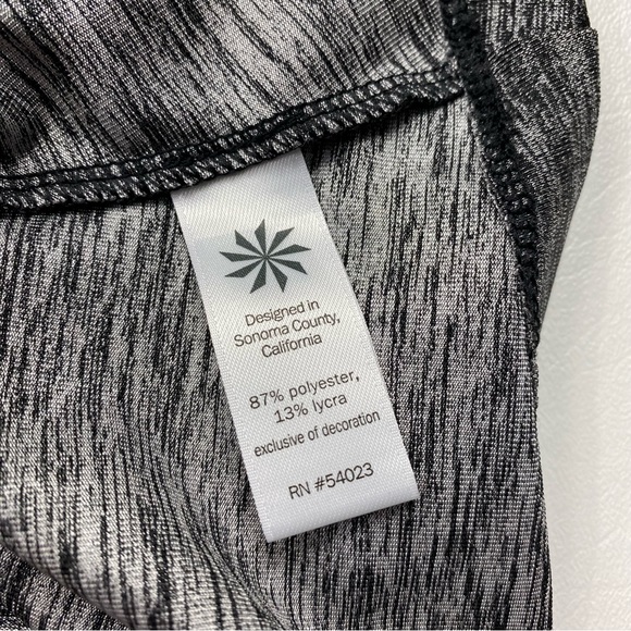 Athleta Gray Faux Wrap Dress Size Medium - Picture 2 of 7